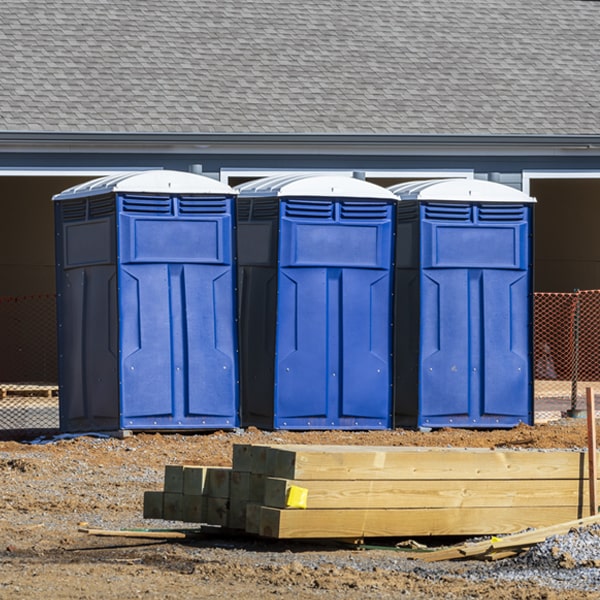 are there any restrictions on where i can place the porta potties during my rental period in Allen Texas